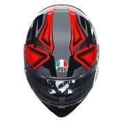 AGV K3 E2206 MPLK Full Face Helmet Compound Black / Red