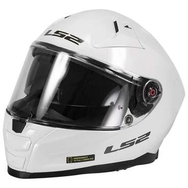 LS2 FF811 Vector II Solid Full Face Helmet Белый