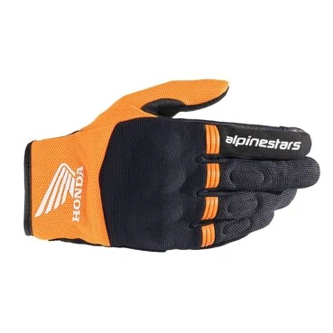 Alpinestars Honda Copper Glove Black Orange Черный