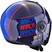 Scorpion EXO-CITY 2 FC BARCELONA Jet Motorcycle Мотошлем Blue