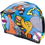 Scorpion EXO-JNR FUN Full Face Child Motorcycle Мотошлем Blue Orange