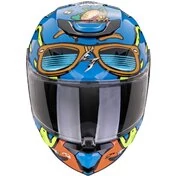Scorpion EXO-JNR FUN Full Face Child Motorcycle Мотошлем Blue Orange