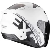 Scorpion EXO 230 QR Matt White Black Motorcycle Мотошлем