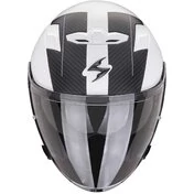 Scorpion EXO 230 QR Matt White Black Motorcycle Мотошлем