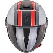 Scorpion EXO-CITY II VEL Jet Motorcycle Мотошлем Gray Red Matt