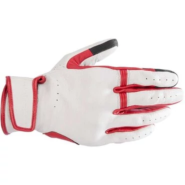 Alpinestars DYNO Ecru Ruby Red Motorcycle мотоперчатки