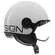 MOMO DESIGN FGTR Classic Open Face Helmet Mono White / Black