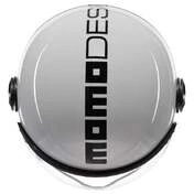 MOMO DESIGN FGTR Classic Open Face Helmet Mono White / Black