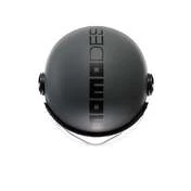 MOMO DESIGN FGTR Classic Open Face Helmet Mono Matt Grey / Black