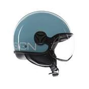 MOMO DESIGN FGTR Classic Open Face Helmet Candy Sky Blue / White