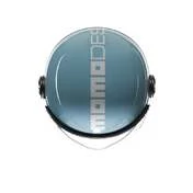 MOMO DESIGN FGTR Classic Open Face Helmet Candy Sky Blue / White