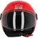 ACERBIS BREZZA Red Motorcycle Jet Мотошлем