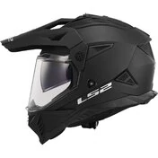 Adventure Motorcycle Мотошлем Ls2 MX702 PIONEER 2 SOLID Matt Black
