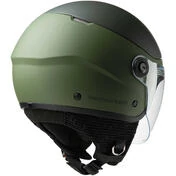 Tucano Urbano C1001 EL'POP Green Airborne Matt Motorcycle Jet Мотошлем