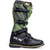 Cross Off Road Motorcycle мотоботинки Tcx X-BLAST Black Green Yellow