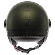 MOMO DESIGN FGTR EVO open face helmet Mono Matt Green / Black