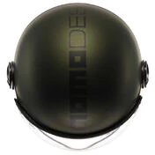 MOMO DESIGN FGTR EVO open face helmet Mono Matt Green / Black