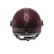 MOMO DESIGN FGTR EVO open face helmet Mono Matt Amarena / Silver