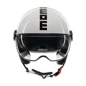 MOMO DESIGN FGTR EVO open face helmet Mono White Quarz / Black