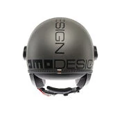 MOMO DESIGN FGTR EVO open face helmet Mono Matt Titanium Frost / Black