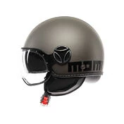 MOMO DESIGN FGTR EVO open face helmet Mono Matt Titanium Frost / Black