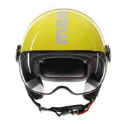 MOMO DESIGN FGTR Classic Open Face Helmet Candy Yellow / White