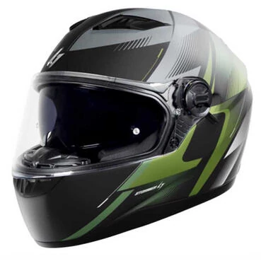 STORMER Pusher full face helmet Green / Matt Metal