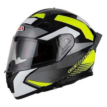 NZI Go Rider Stream Quadri full face helmet Черно-желтый