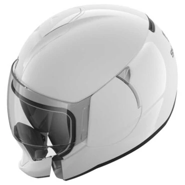 SHARK Evojet Blank convertible helmet WHITE AZURE
