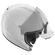 SHARK Evojet Blank convertible helmet WHITE AZURE