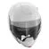 SHARK Evojet Blank convertible helmet WHITE AZURE
