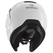 SHARK Evojet Blank convertible helmet WHITE AZURE