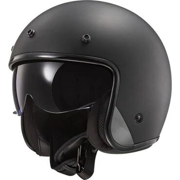 Ls2 Of601 Bob 2 Solid Мотошлем Black Черный