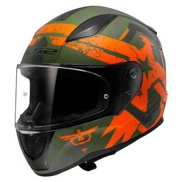 LS2 FF353 Rapid II Thunder Full Face Helmet Оранжевый