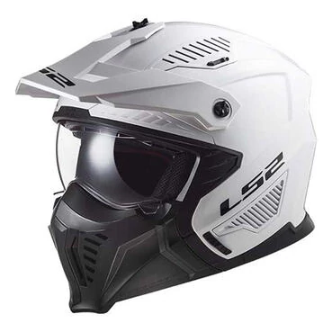 LS2 OF606 Drifter Solid convertible helmet Белый