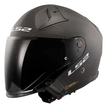LS2 OF603 Infinity II open face helmet matt Carbon