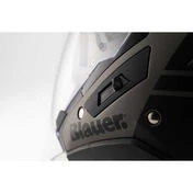 Blauer JJ01 Jet Motorcycle Мотошлем Double Graphic визор Black White Light Blue