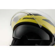Blauer JJ01 Jet Motorcycle Мотошлем Double Single визор Yellow