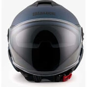 Blauer Double визор Jet Motorcycle Мотошлем DJ-01 Mono Matt Blue