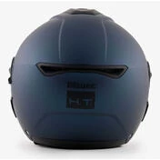 Blauer Double визор Jet Motorcycle Мотошлем DJ-01 Mono Matt Blue