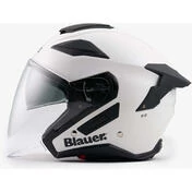 Jet Motorcycle Мотошлем Blauer JJ01 Double визор Mono White