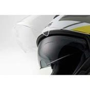 Blauer JJ01 Jet Motorcycle Мотошлем Double Graphic визор Black White Yellow