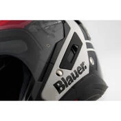 Blauer JJ01 Jet Motorcycle Мотошлем Double Graphic визор White Black Red