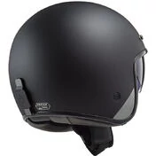 Jet Cafe Racer Motorcycle Мотошлем Ls2 OF601 BOB 2 Matt Black