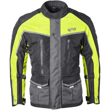 Gms TWISTER NEO WP Motorcycle мотокуртка Black Yellow Fluo