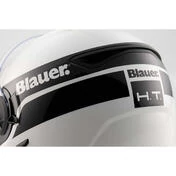 Blauer Jet Motorcycle Мотошлем Double визор DJ-01 Graphic B White Black Gloss