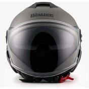 Blauer Jet Motorcycle Мотошлем Double визор DJ-01 Mono Anthracite Matt