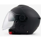 Blauer Double визор Jet Motorcycle Мотошлем DJ-01 Mono Matt Black
