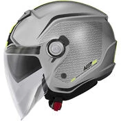 Givi 12.5F GRAPHIC TOUCH Jet Motorcycle Мотошлем Matt Gray Yellow