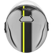 Givi 12.5F GRAPHIC TOUCH Jet Motorcycle Мотошлем Matt Gray Yellow